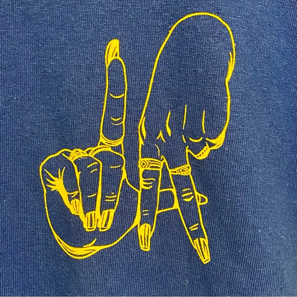 Authentic Limited Edition Super Bowl Colors Estevan Oriol Classic LA Fingers Tee - Picture 4 of 8